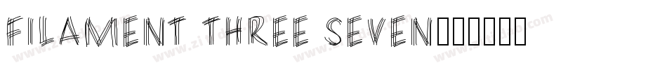 Filament Three Seven字体转换